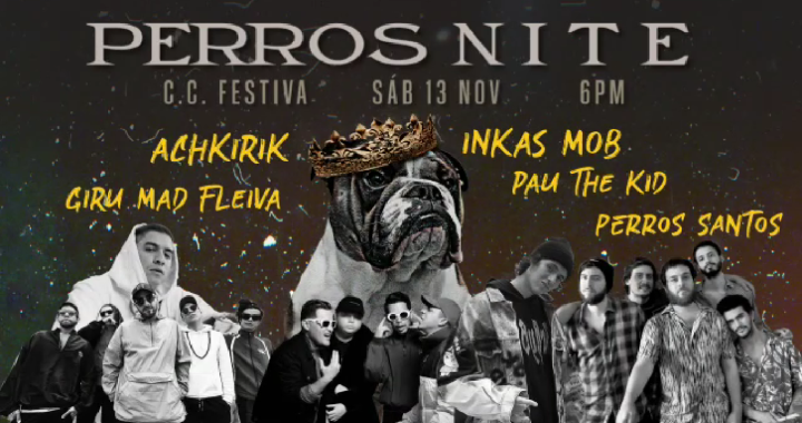 Perros Nite Vol. 3: La imperdible fiesta que une rap, funk y trap en concierto