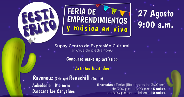 Festi Frito: La feria de las artes y el emprendedurismo cajamarquino