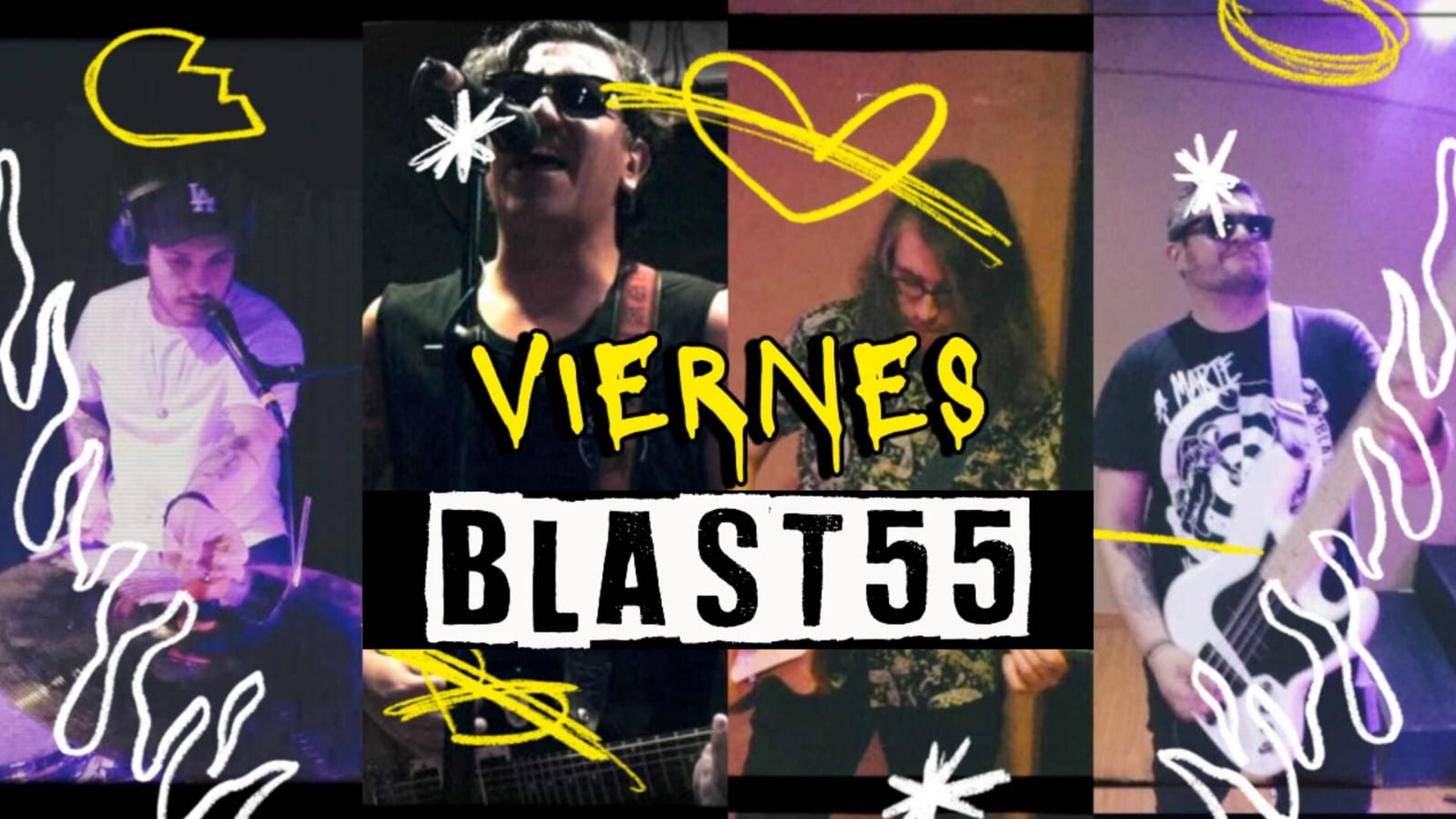 La banda colombiana Blast55 estrena su sencillo ‘Viernes’