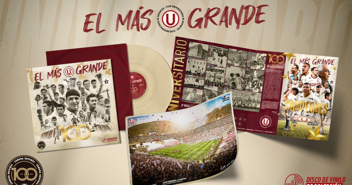 100 años de pasión y música: ‘El más grande’, el vinilo que celebra la historia de la ‘U’