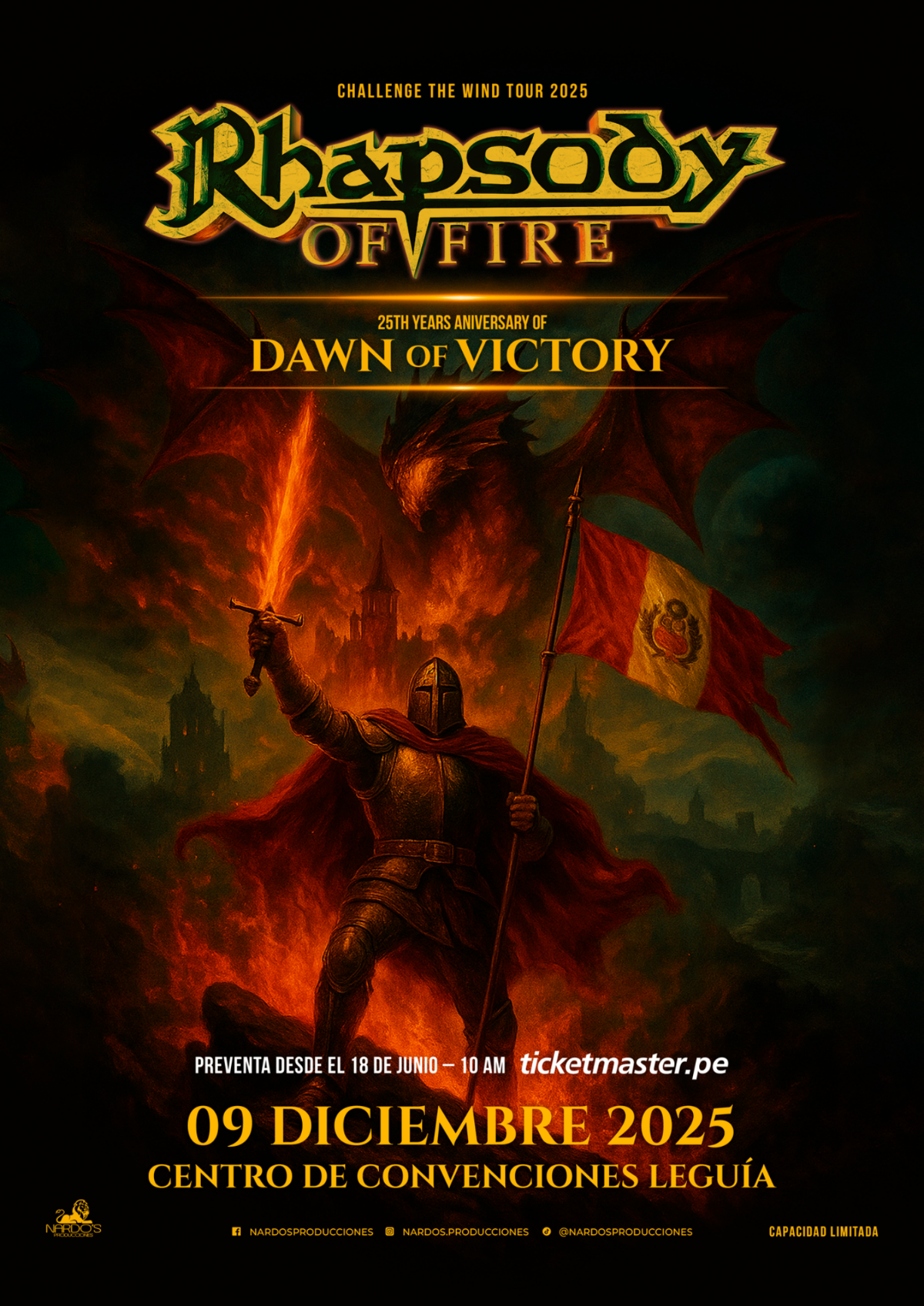 Rhapsody Of Fire en Lima 2025