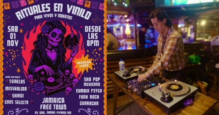 ‘Rituales en Vinilo (Para Vivos y Muertos)’ se celebrará este sábado 1 de Noviembre en el Jamaica Free Town de Pueblo Libre