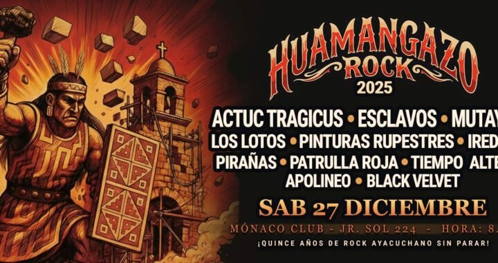 El Huamangazo Rock de Ayacucho celebra sus 15 años en concierto