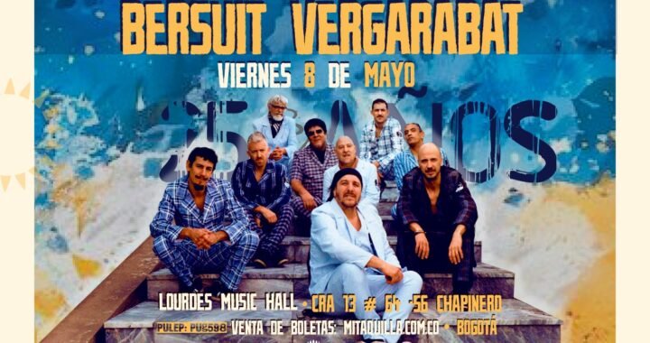 Bersuit Vergarabat llega a Colombia para presentarse en la sala de conciertos Lourdes Music Hall